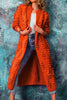 Pompon Crochet Duster Cardigan