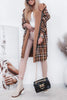 Easy Living Plaid Hooded Coat